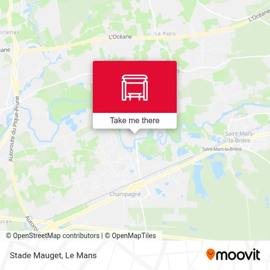 Stade Mauget map