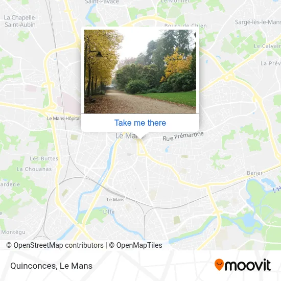 Quinconces map