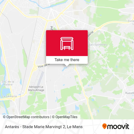 Antarès - Stade Marie Marvingt 2 map
