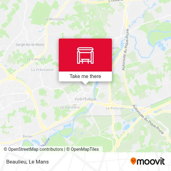 Beaulieu map