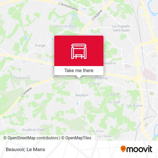 Beauvoir map