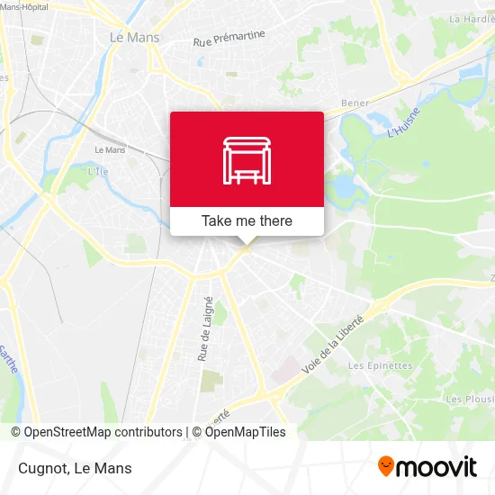 Cugnot map