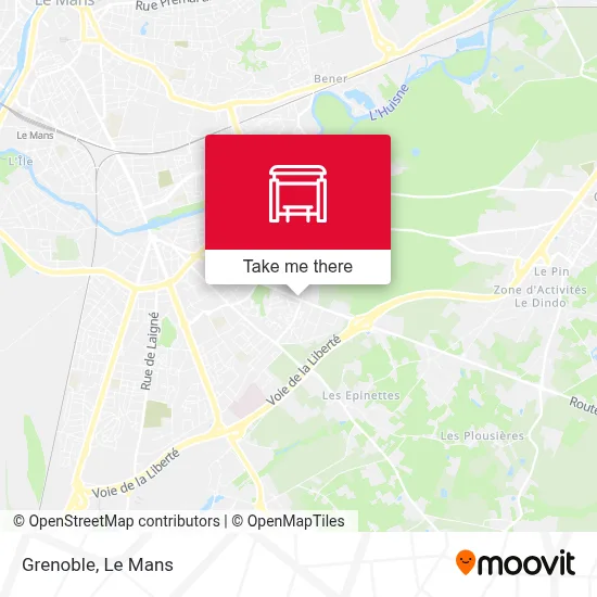 Grenoble map