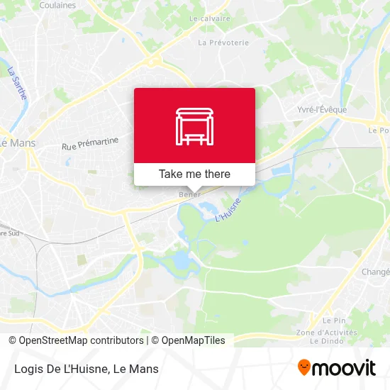 Logis De L'Huisne map