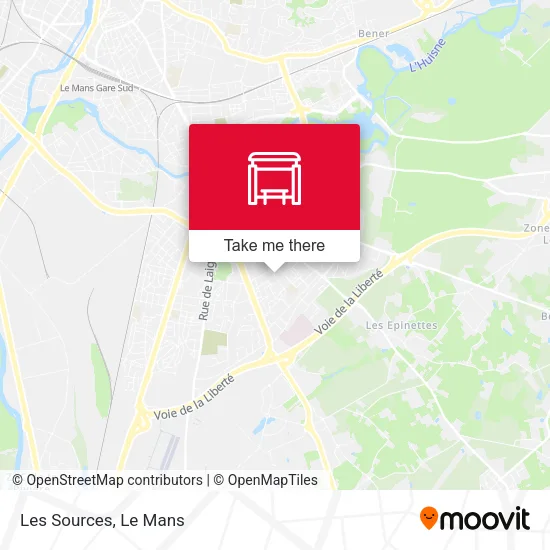 Les Sources map