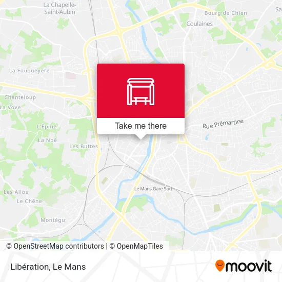 Libération map
