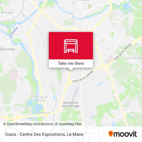 Oasis - Centre Des Expositions map