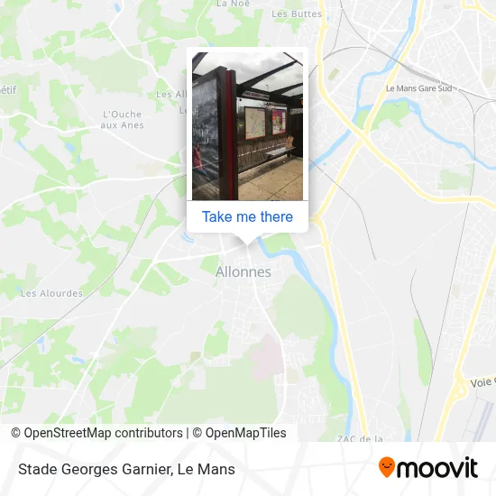 Stade Georges Garnier map