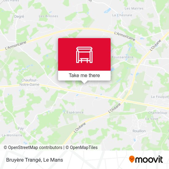 Bruyère Trangé map