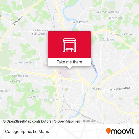 Collège Épine map