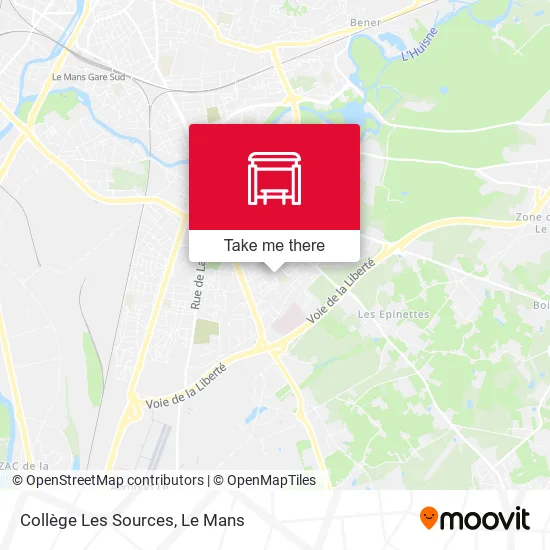 Collège Les Sources map