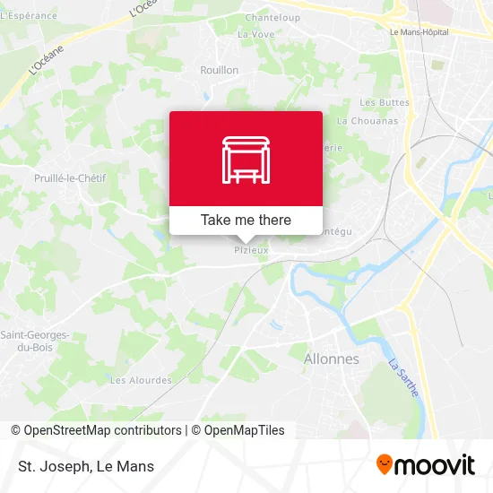 St-Joseph map