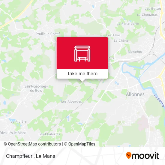 Champfleuri map