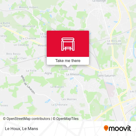 Le Houx map