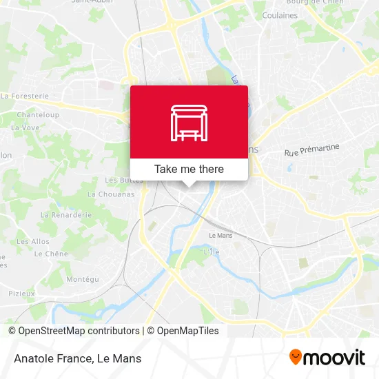 Anatole France map