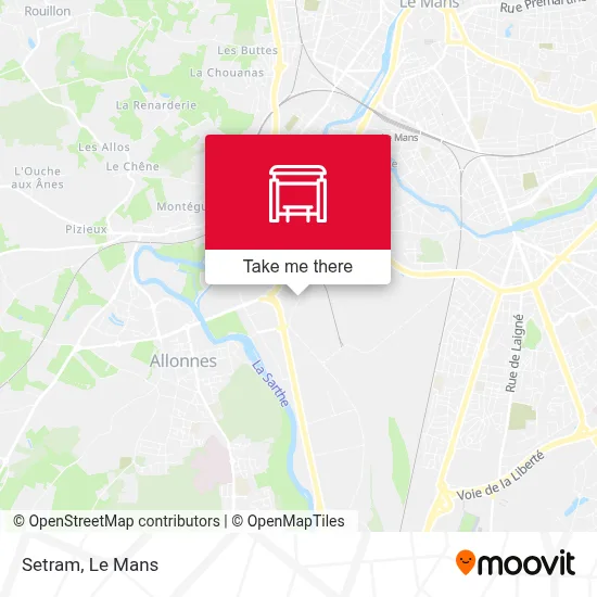 Setram map