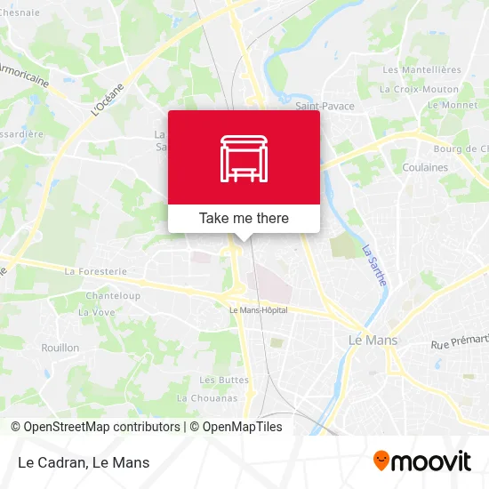 Le Cadran map