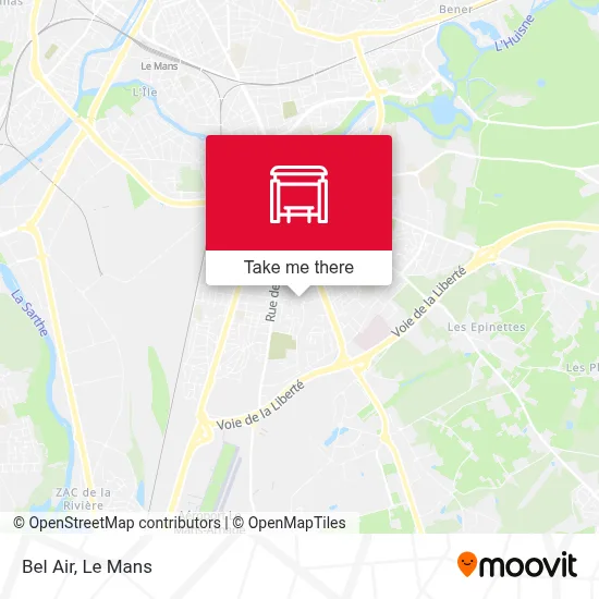 Bel Air map