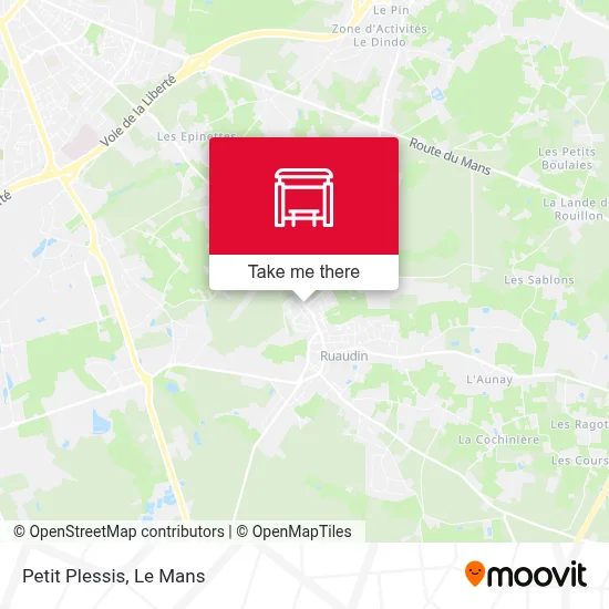 Petit Plessis map