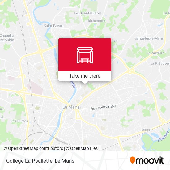 Collège La Psallette map