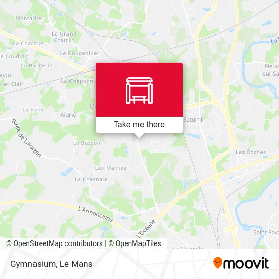Gymnase map