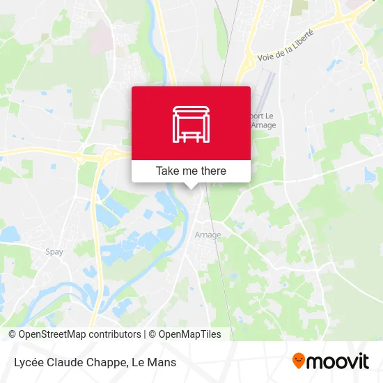 Lycée Claude Chappe map