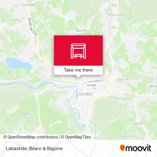 Labastide map