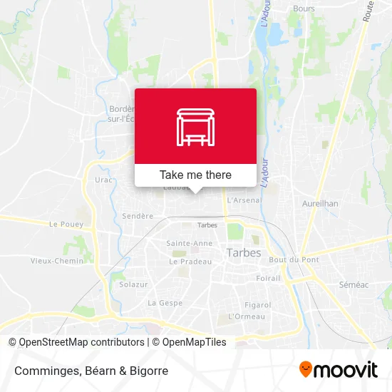 Comminges map