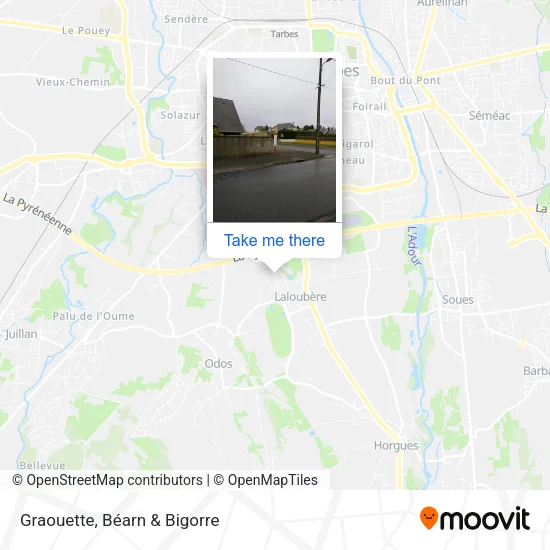 Mapa Graouette