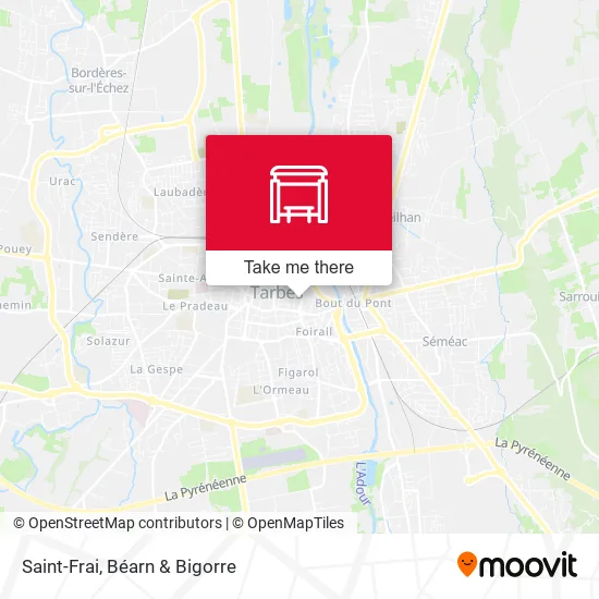 Saint-Frai map