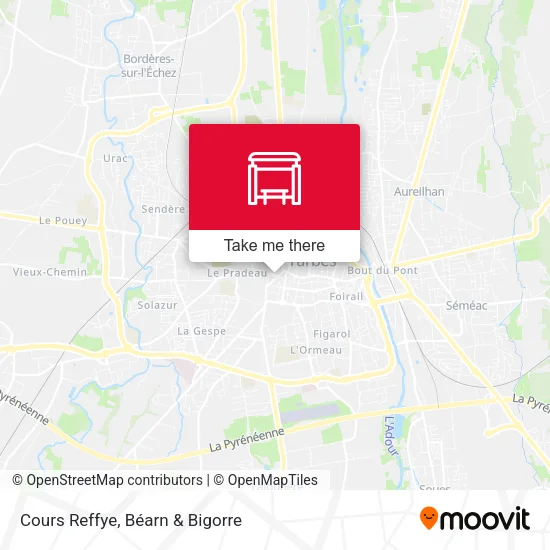 Cours Reffye map