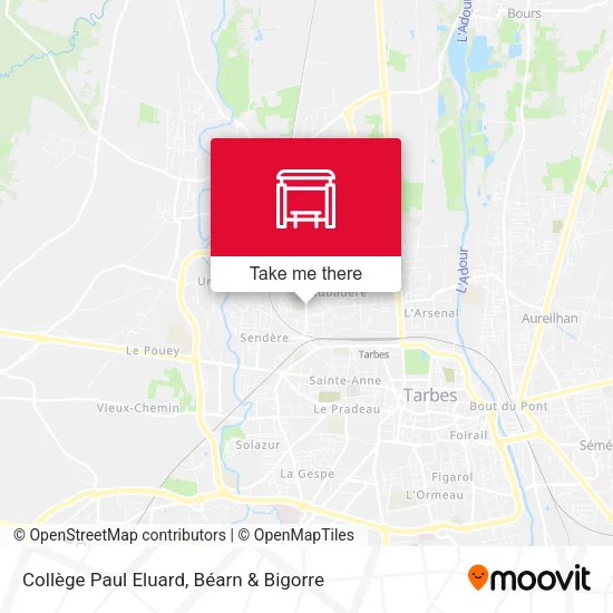 Collège Paul Eluard map