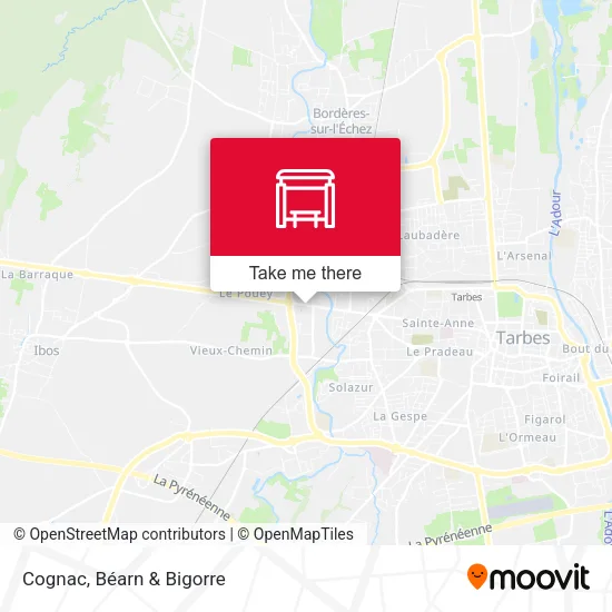 Cognac map