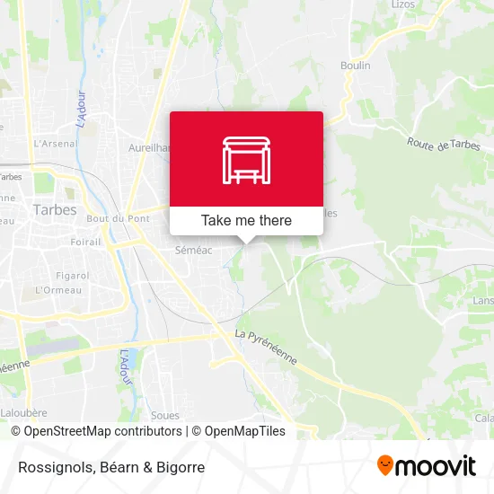 Mapa Rossignols