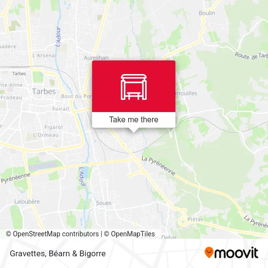Gravettes map