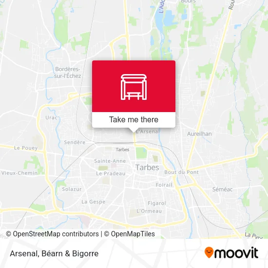 Arsenal map