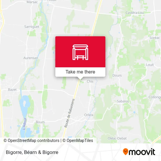 Bigorre map