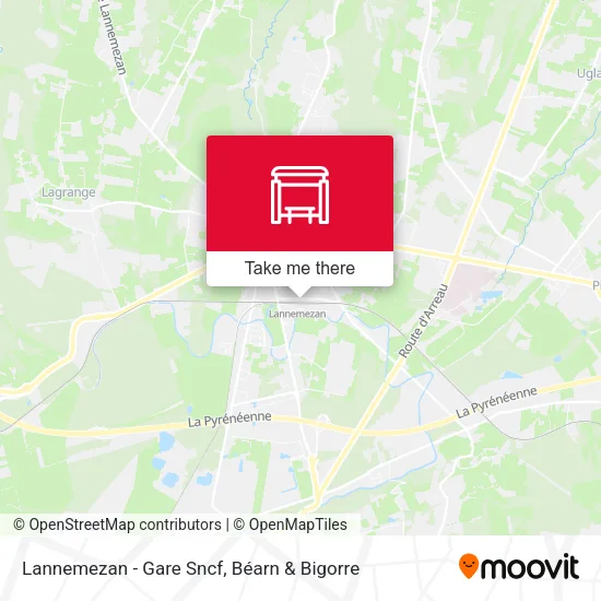 Lannemezan - Gare Sncf map