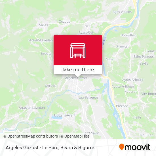 Argelès Gazost - Le Parc map