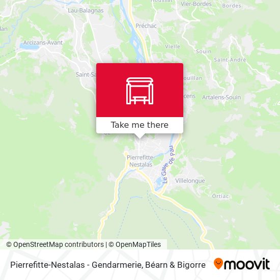 Pierrefitte-Nestalas - Gendarmerie map