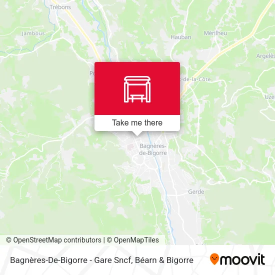 Bagnères-De-Bigorre - Gare Sncf map