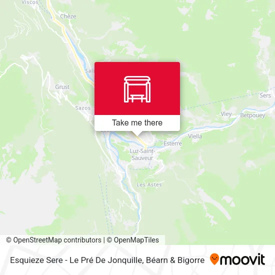Esquieze Sere - Le Pré De Jonquille map
