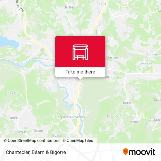 Chantecler map