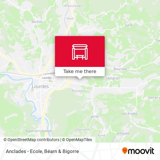 Anclades - Ecole map