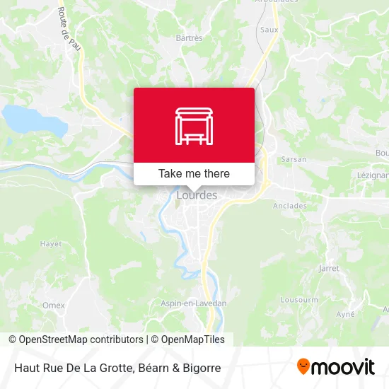 Haut Rue De La Grotte map