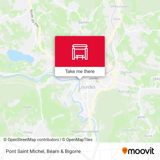 Pont Saint Michel map