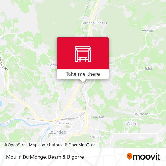 Mapa Moulin Du Monge