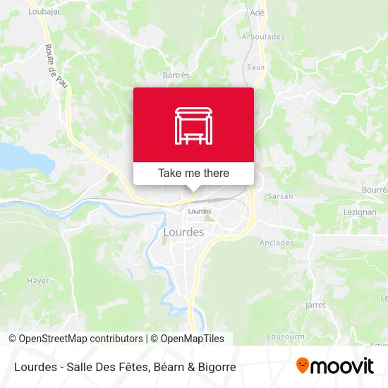 Lourdes - Salle Des Fêtes map