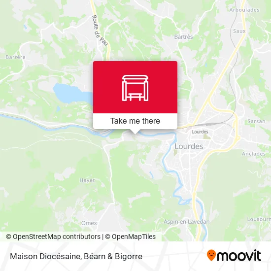 Maison Diocésaine map