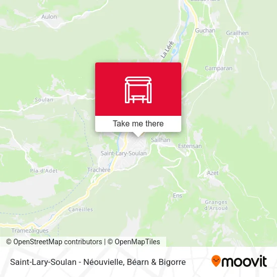 Saint-Lary-Soulan - Néouvielle map